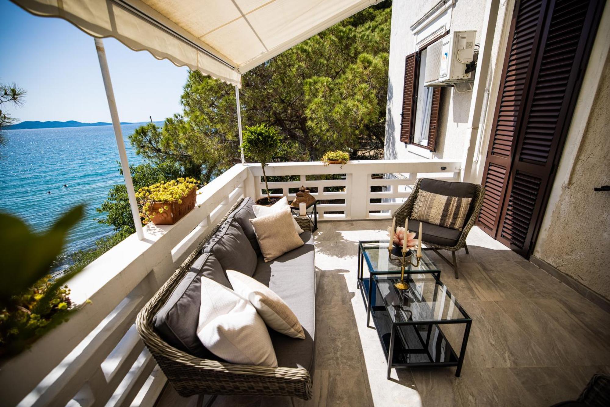 Zadar Center Beach Apartment - Directly On The Sea Exteriör bild