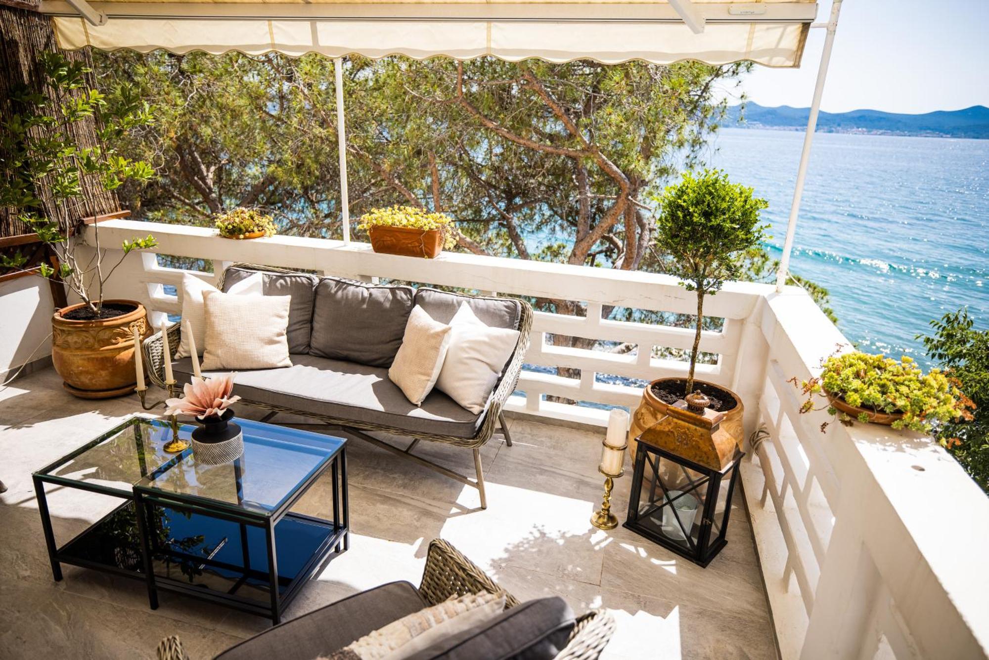 Zadar Center Beach Apartment - Directly On The Sea Exteriör bild