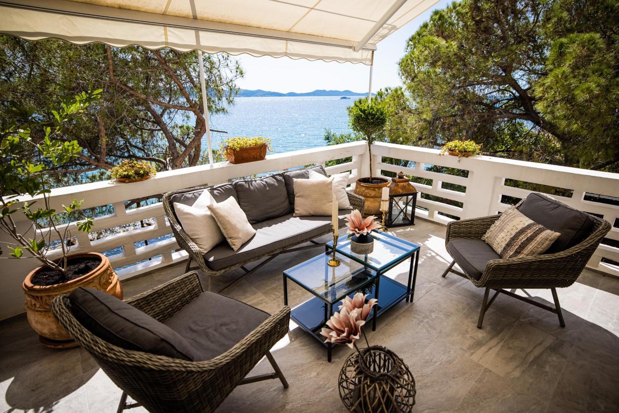 Zadar Center Beach Apartment - Directly On The Sea Exteriör bild